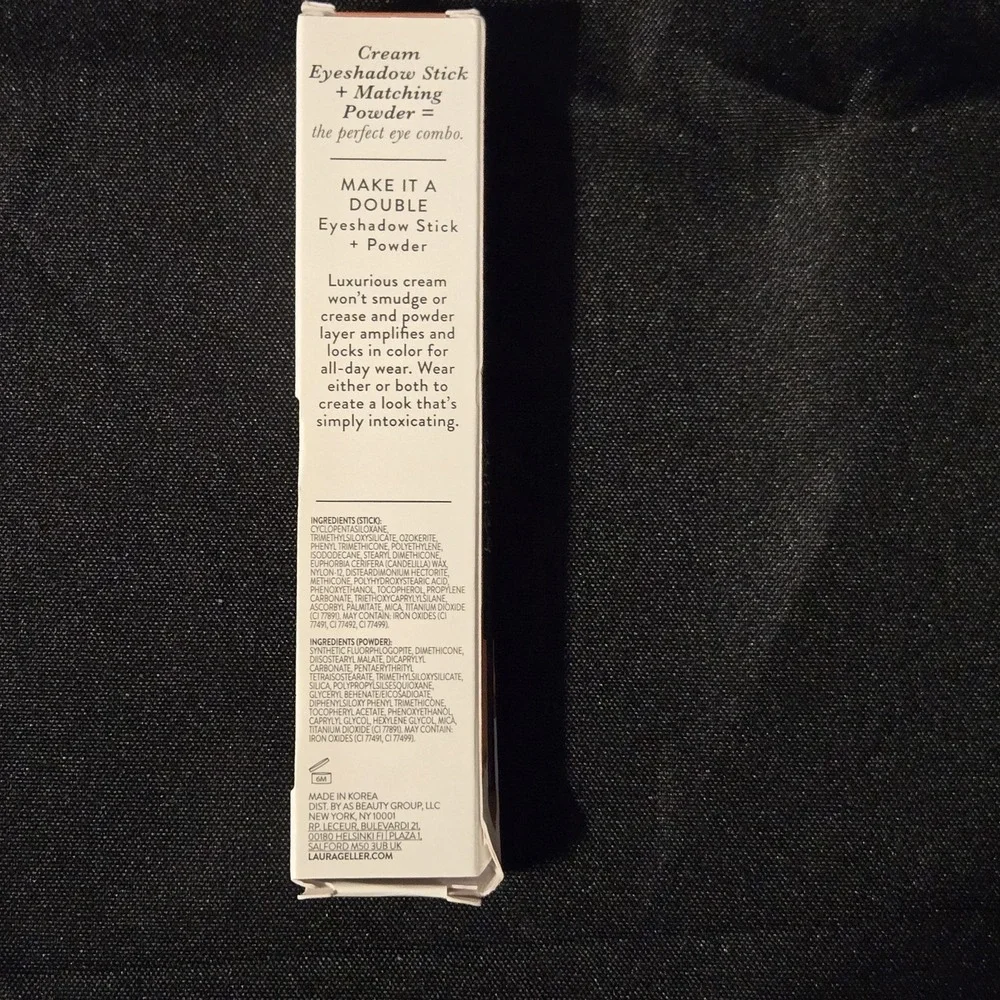 Laura Geller Make It A Double Eyeshadow Stick‎ And Powder WHISKEY New in Box